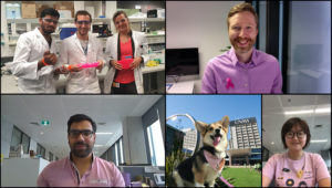 The Wichlab wraps up the #BreastCancerAwarenessMonth with a group picture - The yearly campaign might be over, but sharing the awareness and the importance of early screening has to continue! #BreastCancer #Pink #Pinktober #Wichlab @UNSW @UNSWEngineering @UNSWChemEng
